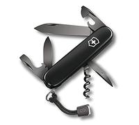 VICTORINOX SPARTAN ONYX BLACK - NAVAJA SUIZA DE BOLSILLO 91 MM - 12 FUNCIONES