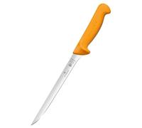 Victorinox Swibo Cuchillo de cocina, cuchillo de pescado de filo normal, longitud de la hoja 20 cm, de acero, color negro