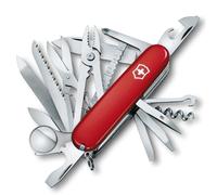 Victorinox, Swiss Champ, Navaja Multiuso Suiza, Cuchillo bolsillo, Regalo, 33 Funciones, Hoja grande, Sacacorchos