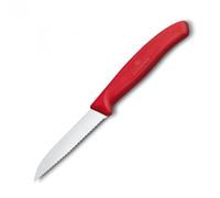 Victorinox Swiss Classic Cuchillo, Acero Inoxidable, Rojo, Mediano