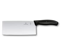 Victorinox Swiss Classic, Cuchillo de cocinero profesional, Hoja extra afilada, corte recto, 18 cm, Mango robusto de plástico, Acero inoxidable, Rojo