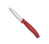 Victorinox Swiss Classic - Cuchillo de pelar con punta ondulada, color rojo, 8 cm