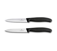 Victorinox Swiss Classic Juego de 2 Cuchillos para Tomate y Pelar de 11 cm
