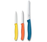 Victorinox Swiss Classic Juego de Cuchillos de Cocina, 3 Piezas, Multiusos