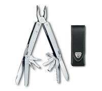 Victorinox Swiss Tool Multiherramienta de Bolsillo con 26 Funciones | Multiherramienta robusta con alicate de punta fina y herramientas bloqueables para camping y reparaciones. Hecho en Suiza