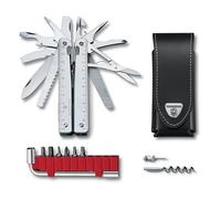 Victorinox Swisstool X Plus, Navaja multiusos suiza en funda de cuero
