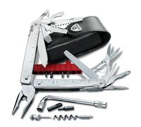 Victorinox Swisstool X Plus, Navaja multiusos suiza en funda de cuero
