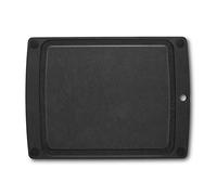 Victorinox Tabla de Cortar Cocina, All-in-One, Cutting Board L 44.4 x, 33 x, 0.6, con Surco para Líquidos, Resistente, Antideslizante, Apto para Lavavajillas, Negro