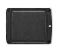 Victorinox Tabla de Cortar Cocina, All-in-One, Cutting Board M 36.8 x, 28.5 x, 0.6, con Surco para Líquidos, Resistente, Antideslizante, Apto para Lavavajillas, Negro