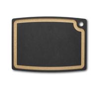 Victorinox Tabla de Cortar Cocina, Gourmet Serie, Cutting Board L 44.5 x, 33 x, 0.9, con Surco para Líquidos, Resistente, Apto para Lavavajillas, Negro