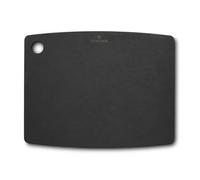 Victorinox Tabla de Cortar M de Material Natural para Carne y Pan, Negro | Compuesto de papel ecológico resistente al calor hasta 175 C, apta para lavavajillas y suave con los cuchillos