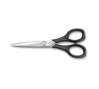 Victorinox Tijeras de Hogar 'Italy', Tijeras de Manualidades, Tijeras para Papel, Hoja Afilada, 16 cm, Mango de Plástico Robusto, Acero Inoxidable, Negro