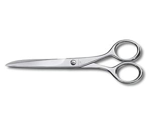 Victorinox Tijeras domésticas profesionales "Suecia", hoja extra afilada, 15 cm, acero inoxidable, gris