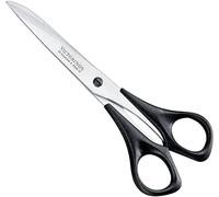 Victorinox Tijeras profesionales para el hogar y el trabajo, hoja extra afilada, 16 cm, mango de plástico robusto, acero inoxidable, negro