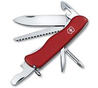 Victorinox Trailmaster, Navaja Multiuso Suiza, Cuchillo bolsillo, Regalo, 12 Funciones, Hoja grande, Destornillador 3 mm, Bloqueable