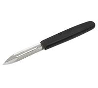 Victorinox Utensilios de cocina, pelador de patatas con doble filo, de acero inoxidable, apto para lavavajillas, color negro