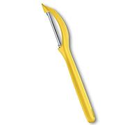 Victorinox Utensilios de cocina, Pelador universal profesional, Microdentado, Cuchilla extra afilada, Mango de plástico robusto, amarillo