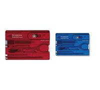 Victorinox V07333.T3B1 Carta Svizzera Liteblist, Rojo, M + V07122.T2 Carta Svizzera, Azul, M