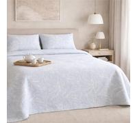 Victorio & Lucchino Colcha Bouti Jacquard (Cama 135cm, Chiara - Celeste)