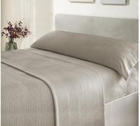 Victorio & Lucchino Juego de Sábanas Coralina Canale, térmica para Invierno - Modelo Adriana (Lino, 90 cm)