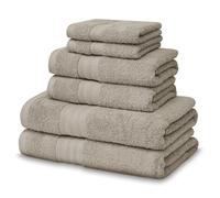 Victorio & Lucchino Juego de Toallas 100% Algodón - 2 Toallas Baño Ducha 70x140cm + 2 Toallas Lavabo 50x100cm + 2 Toallas Tocador 30x50cm - Color Camel