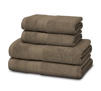 Victorio & Lucchino Juego de Toallas 100% Algodón - 2 Toallas Baño Ducha 70x140cm + 2 Toallas Lavabo 50x100cm - Color Marrón