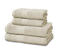 Victorio & Lucchino Juego de Toallas 100% Algodón - 2 Toallas Baño Ducha 70x140cm + 2 Toallas Lavabo 50x100cm - Color Beige