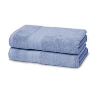 Victorio & Lucchino Juego de Toallas 100% Algodón - 2 Toallas Baño Ducha 70x140cm - Color Celeste