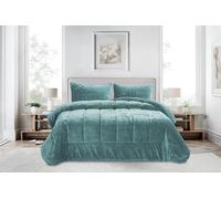 Victorio & Lucchino V&L Edredón Comforter Invierno 700 g/m² - Franela con Reverso de Borrego Ultra Suave y Relleno de Fibra | Cálido, Aterciopelado y Elegante