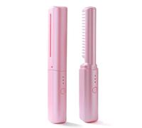 Victorious Act Comb,2025 New Hair Comb,36 Hours Long-Lasting Styling,Even Heat 2-in-1 Hair Comb (pink)