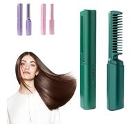 Victorious Act Comb, Victoriousact Comb, Victoriousact Hairdressing Comb, Rechargeable Victorious Hair Comb, 2-In-1 Straight & Curly, 24-Hour Long-Last Hold (Green)