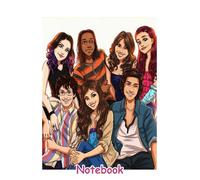 Victorious Cast Notebook: Suitable for Kids, Teens, Adults - 110 Pages of Lined White Paper, 6"x 9" in Size, Glossy Cover
