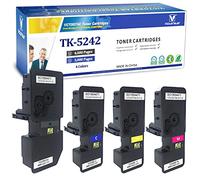 Victorstar - Cartucho de tóner Compatible TK5240 / TK-5240 para impresoras láser Kyocera ECOSYS P5026cdn / P5026cdw / M5526cdn / M5526cdw (4 Colores)