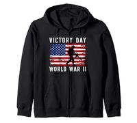Victory Day For World Veterans Day WWII Victory Day Sudadera con Capucha