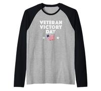 Victory Day Veterans Day Happy Veterans Victory Day Holiday Camiseta Manga Raglan