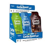 Victory Endurance Carbo Boost Gel. Mix Box (18 x 76 g). Energía inmediata. Para el ejercicio prolongado. Complejo de Carbohidratos, BCAAs y Sodio. Sin gluten, vegano. Neutro/Manzana/Café.
