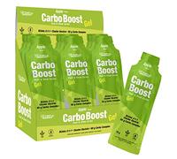 Victory Endurance Carbo Boost Gel, Sabor Manzana verde (18 x 76 g), Energía inmediata, Para el ejercicio prolongado, Complejo de Carbohidratos, BCAAs y Sodio, Sin Cafeina, Sin gluten, vegano