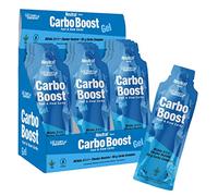 Victory Endurance Carbo Boost Gel, Sabor Neutro (18 x 76 g), Energía inmediata, Para el ejercicio prolongado, Complejo de Carbohidratos, BCAAs y Sodio, Sin Cafeina, Sin gluten, vegano,