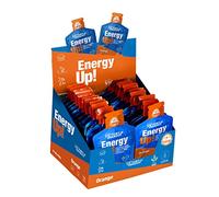 VICTORY ENDURANCE Energy Up Gel, con plus de sodio, energía inmediata. 24 geles x 40g, sabor naranja