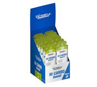 Victory Endurance HI Carbo Boost Gel 1:0,8 Series (12x76g) Sabor Cítricos Sin Cafeína, Alto en Carbohidratos con 45g/gel, 200mg sodio/gel, Energía inmediata, Aumenta Rendimiento, Disminuye Fatiga