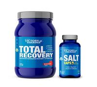 Victory Endurance PACK Total Recovery Sabor Sandía (1250g) + Salt Caps (90 cápsulas). Pack Ideal para Hidratación y Recuperación Rápida en Deportes de Resistencia. Con Vitaminas y Minerales.