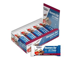 VICTORY ENDURANCE Recovery Bar 32% Whey Protein Fresa 50g x 12