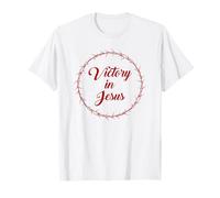 Victory in Jesus - Passover Easter Crown Thorns Praise Camiseta