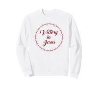 Victory in Jesus - Passover Easter Crown Thorns Praise Sudadera