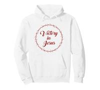 Victory in Jesus - Passover Easter Crown Thorns Praise Sudadera con Capucha