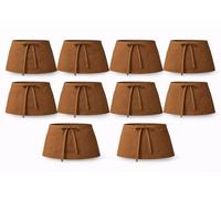 Victory KAIXUAN - DELANTAL CORTO CON BOLSILLO PARA CAMARERAS - MANDIL PEQUEÑO 35cmx55cm - DELANTAL FRANCÉS UNISEX COCINA CAFETERIA BAR HOSTELERIA - SERIE 866 (10, Marrón -23)