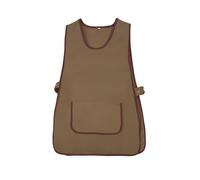 Victory KAIXUAN - DELANTAL LIMPIEZA - UNIFORME DE SERVICIO DOMÉSTICO Y LIMPIEZA SANIDAD MÉDICO HOSTELERÍA - SERIE 868 (XL, Marrón)