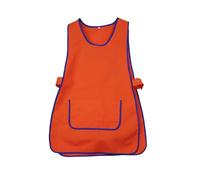 Victory KAIXUAN - DELANTAL LIMPIEZA - UNIFORME DE SERVICIO DOMÉSTICO Y LIMPIEZA SANIDAD MÉDICO HOSTELERÍA - SERIE 868 (L, Naranja)