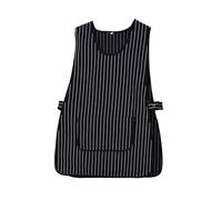 Victory KAIXUAN - DELANTAL LIMPIEZA - UNIFORME DE SERVICIO DOMÉSTICO Y LIMPIEZA SANIDAD MÉDICO HOSTELERÍA - SERIE 868 (XL, Raya)