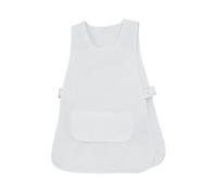 Victory KAIXUAN - DELANTAL LIMPIEZA - UNIFORME DE SERVICIO DOMÉSTICO Y LIMPIEZA SANIDAD MÉDICO HOSTELERÍA - SERIE 868 (XL, Blanco)